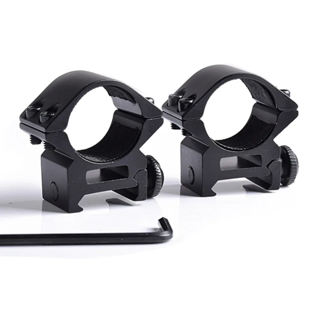 1 Pair Airsoft Tactical Gun 25.4mm Rifle Scope Mount Gun Sight Holder