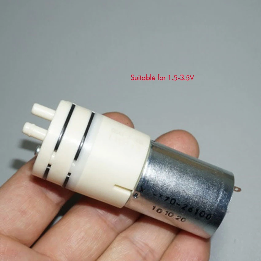 DC 1 5 V 3 миниатюрный мембранный насос 370 водяной микро подкачивающий для