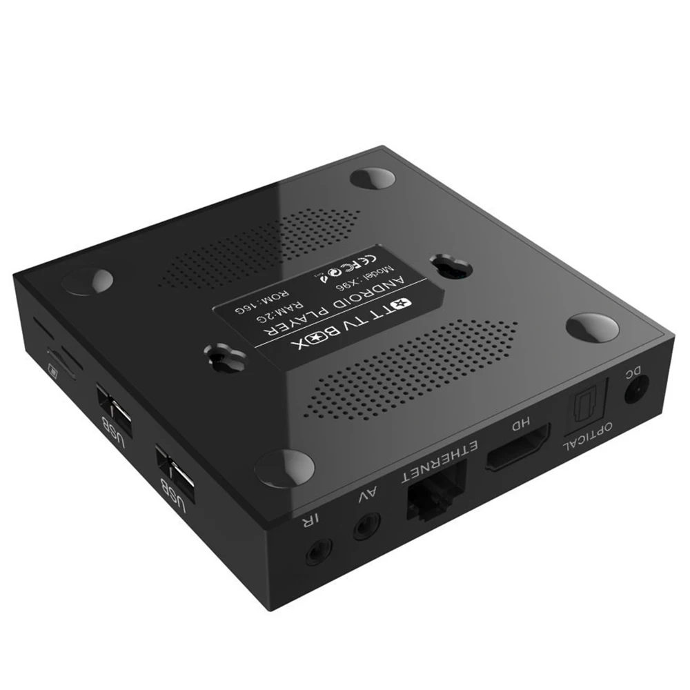 ТВ приставка Docooler X96 на Android 7.1.2 четырехъядерный Amlogic S905W H.265 VP9 HDR10 2G16GB DLNA WiFi LAN HD