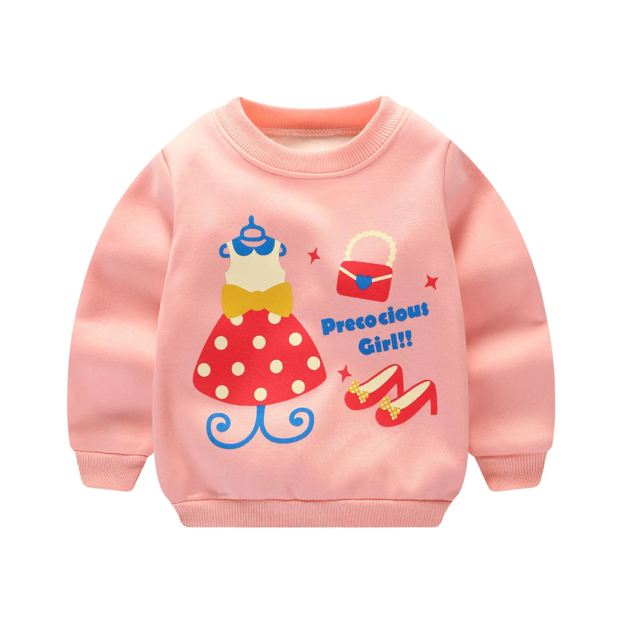 Зимние популярные удобные топы для маленьких мальчиков; милая одежда для маленьких девочек - Цвет: p9