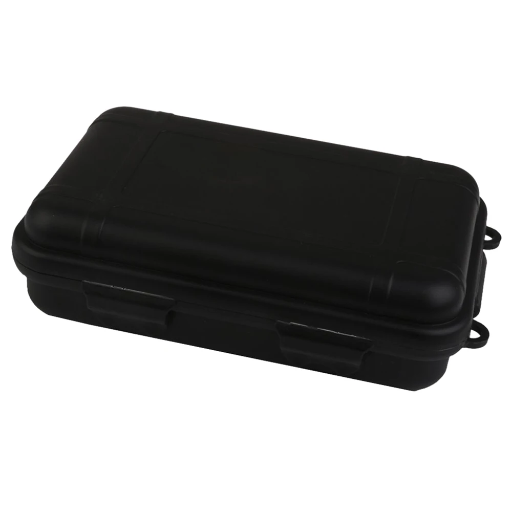 Герметичная коробка противоударный водонепроницаемый ящик для хранения открытый контейнер черный L/S - Цвет: L