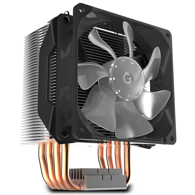 Cooler Master RR-H410-20PK-R1 T410R 4 heatpipe CPU Kühler 92mm LED 4pin PWM Leise Lüfter Für intel