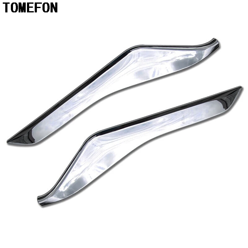 TOMEFON для VOLVO XC60 2014 2015 2016 2017 АБС пластик хромированные передние и нижние крышки