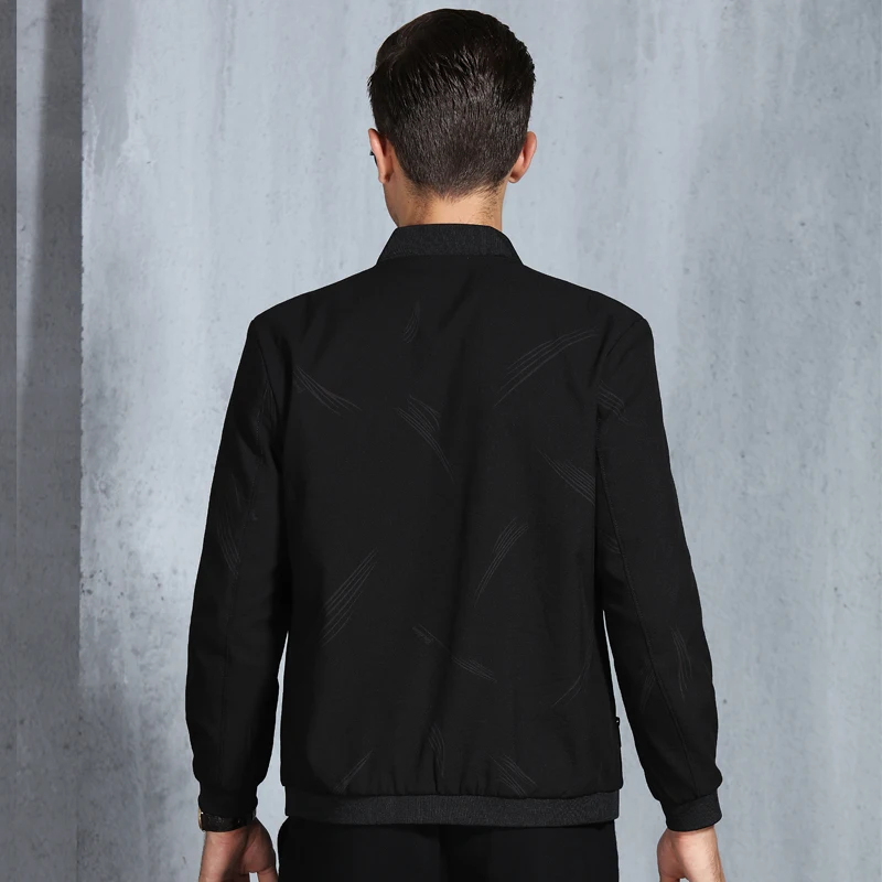 2018 Spring Autumn Casual Solid Fashion Slim Jacket Men Overcoat Baseball Jackets Men's streetwear Jacket