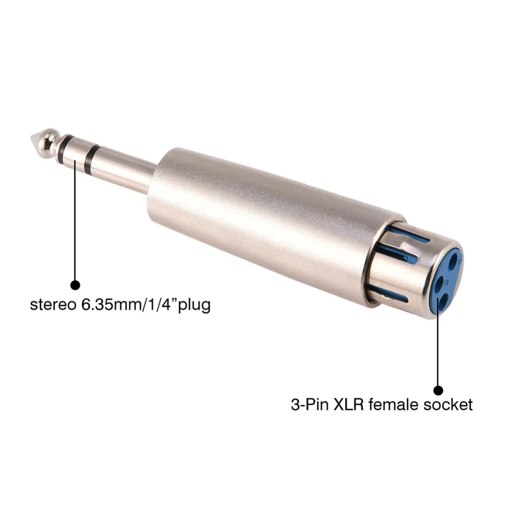 4 шт. 3 контактный разъем XLR для стерео 6 35 мм 1/4|xlr female|xlr 3-pinxlr xlr |