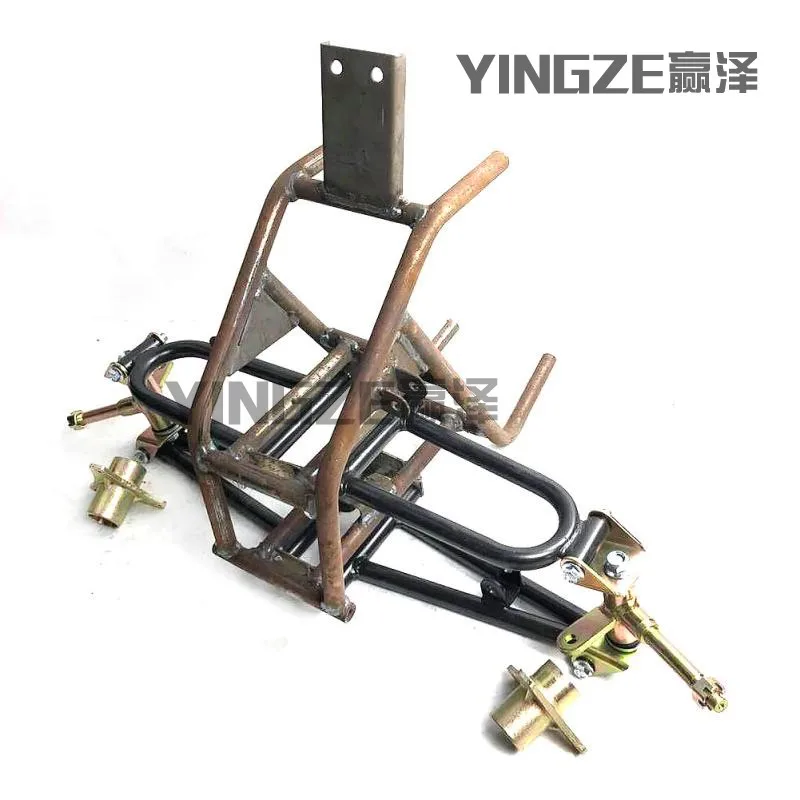 

Go Kart Karting Four Wheel ATV Quad Buggy Front Suspension Frame Swingarms With Steering Knuckles