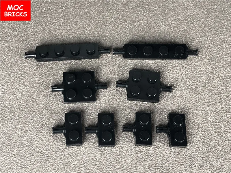 

10pcs/lot MOC Bricks DIY Modified Plate with Wheels Holder 1X2 ,2x2 ,1X4 fit with 2926/4600 Building Blocks Toys for kids Gifts