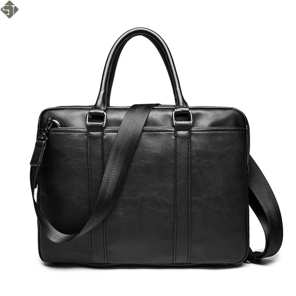 

Young fashion Leather men bag Shoulder Bags Brand New vintage laptop business Men's travel bags tote Men messenger bags