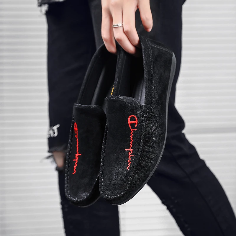 

Original Moccasins Gommino Leather Drivers With Sylvie Web Buckle Loafer Slipper Men Flat Casual Driving Slip on Luxury Shoes