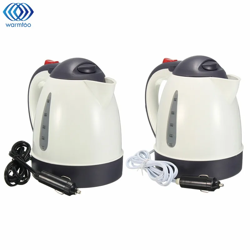 1000ML Car Hot Kettle Portable Water Heater Travel Auto 12V/24V for Tea