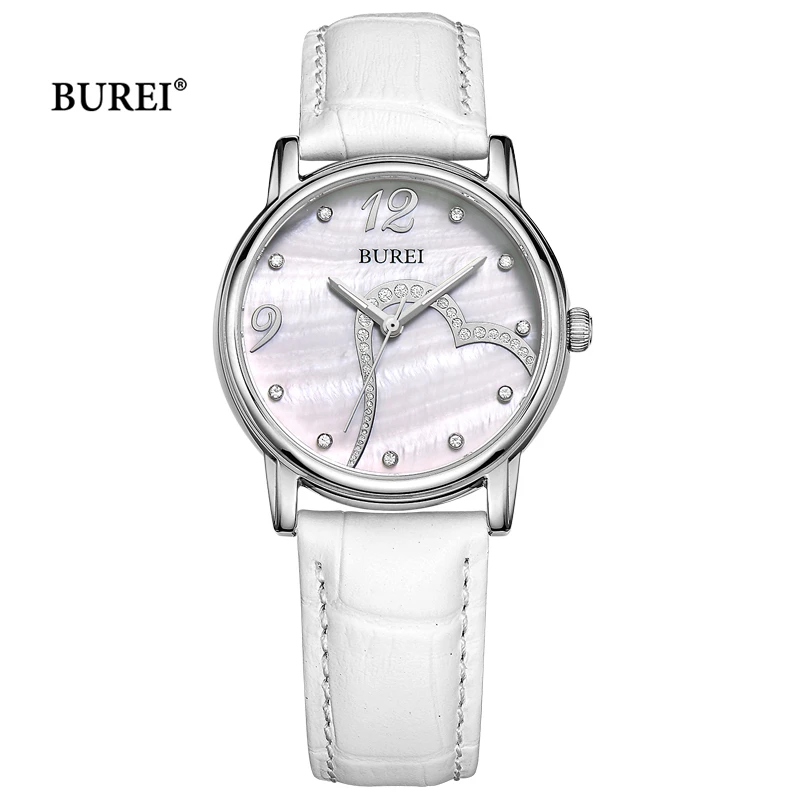 burei rose gold watch
