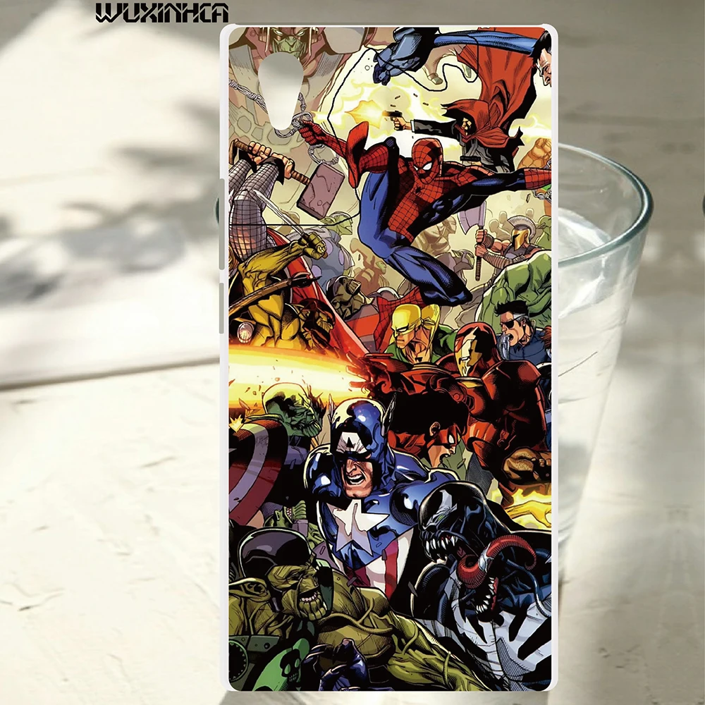 

WUXINHCA High quality hard PC Cover For Lenovo P70 P 70 P70-A P70T Marvel Cell Phone cases