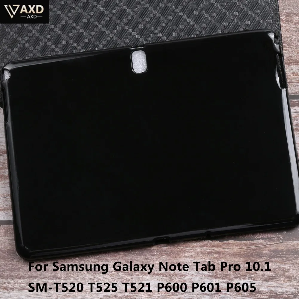 

For Samsung Galaxy Note 2014 Edition 10.1 P600 P601 P605 Tab Pro SM-T520 T521 T525 Silicon Soft Back Smart Case protective Cover