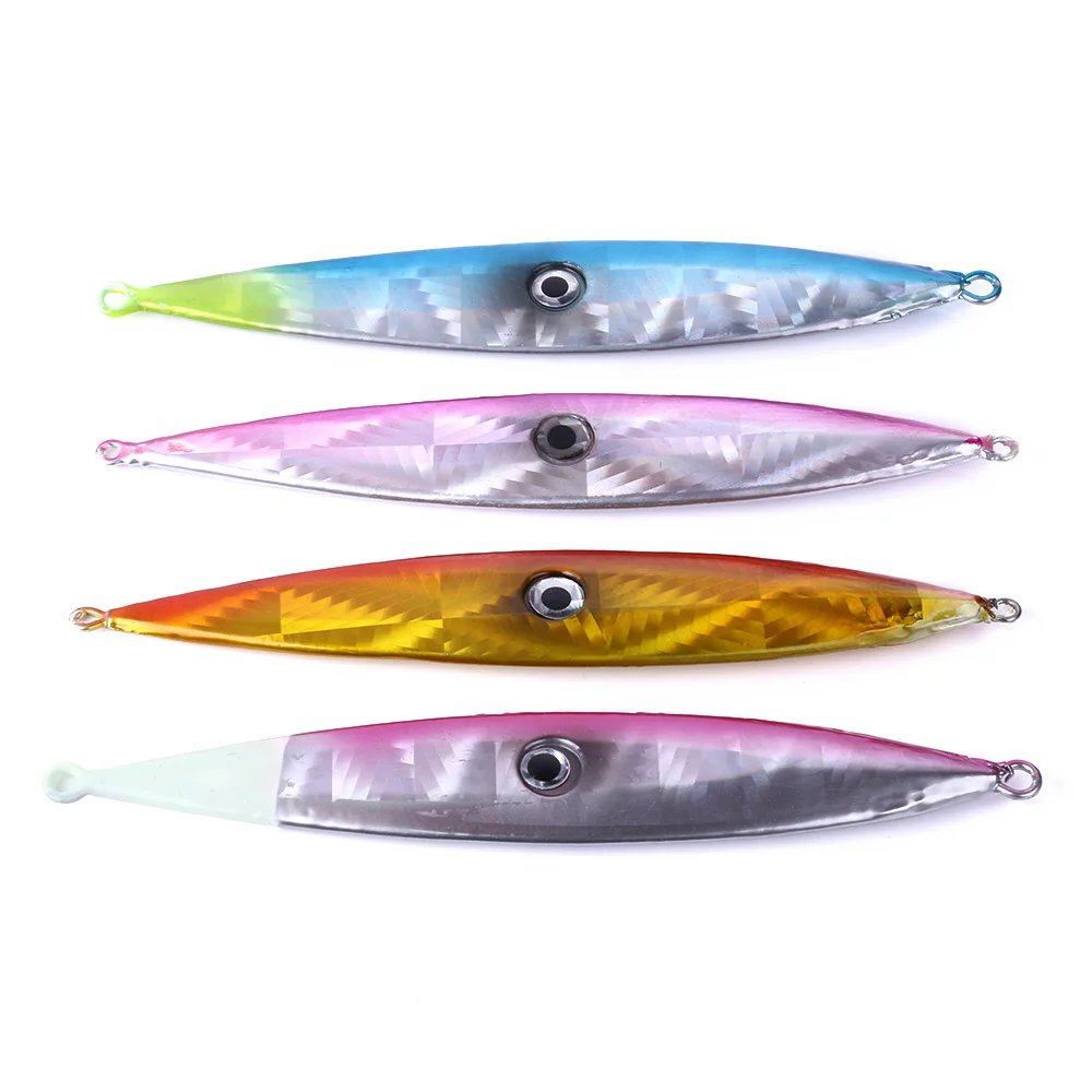 HENGJIA hard lead fishing bait metal Fishing Lure 8pcs sea sinking Lead