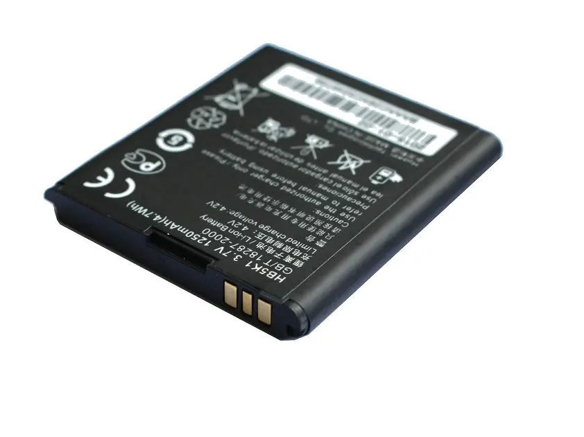 3 шт./лот 1250 мАч HB5K1/HB5K1H Сменный аккумулятор для Huawei M866 U8651 C8650 M865 C8810 U8660 S8520 T8620 U8860 T8500