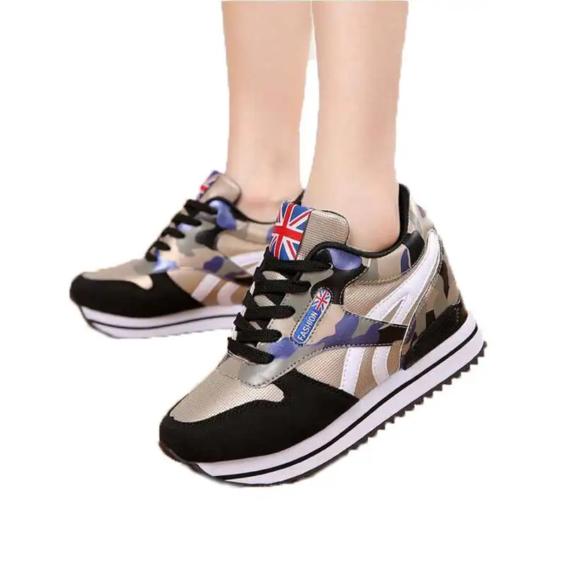 

New Girl Inner heightening Running Shoes Casual Shoes Girls Breathable Sport Shoes Student Sneakers #2 Free Shipping