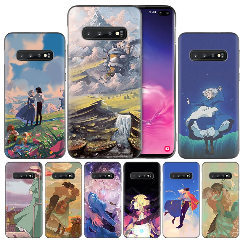 

Howl Moving Castle Silicone Case Cover for Samsung Galaxy A50 A80 A70 A60 A40 A30 A20 A20e A10 A9 A8 A7 A6 Plus 2018 M30 M20 M10