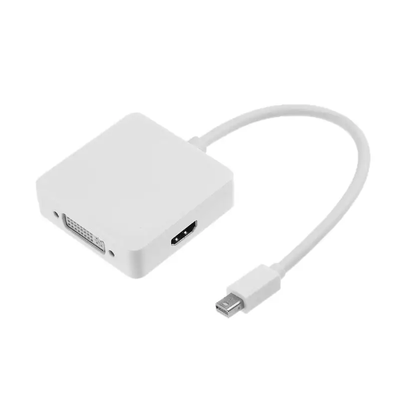 

3 in 1 Mini DP DisplayPort to HDMI DVI VGA Display Port Adapter Converter Cable for MacBook Pro for MacBook Air