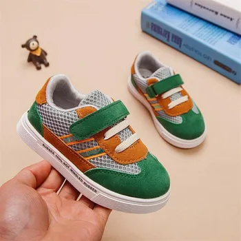 

Children Shoes Boys And Girls Casual Sports Shoes Breathable Mesh Breathable Soft Running Kids Shoes Rubber Soft Bottom Pink