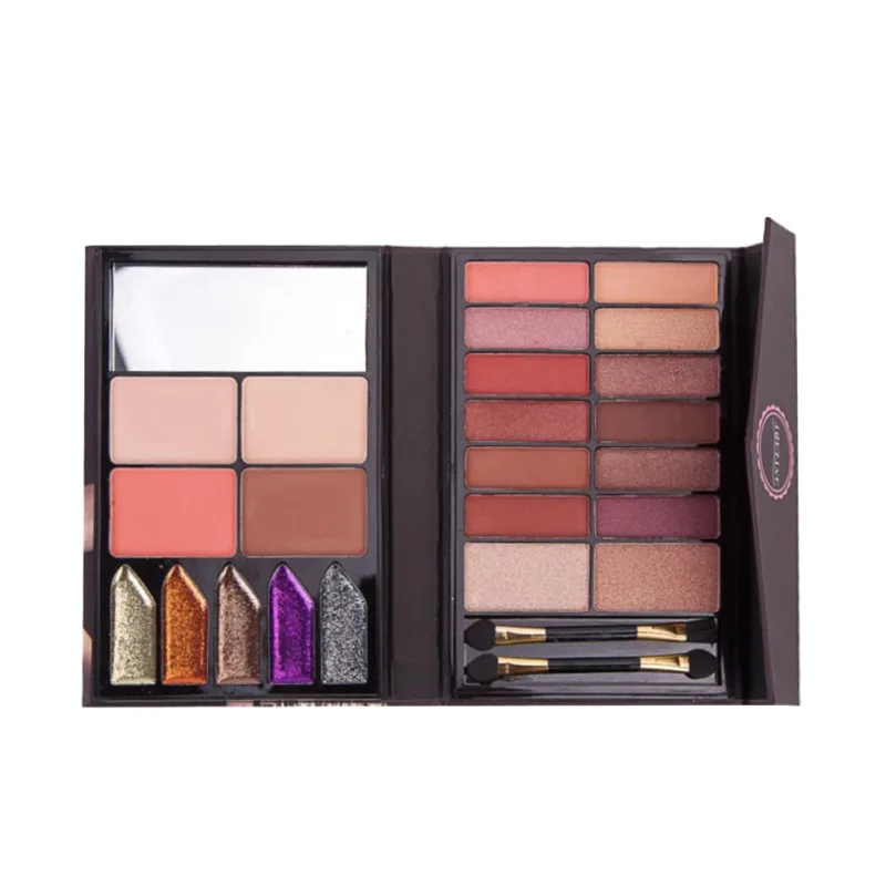 

23 Colors Long-lasting Red Brown Sunset Wine Chocolate Eye Shadow Makeup Palette Nude Shimmer Matte Smoky Eyeshadow Cosmetics