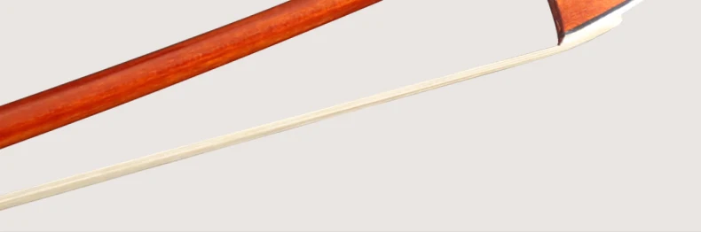 Мастер скрипки Лук Аутентичные Пернамбуку лук выбран чистый натуральный Монголия конский хвост с теплым тоном, размер 4/4, weght 62 г, 745 мм