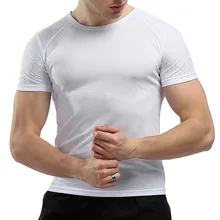 YD плюс размеры M-8XL для мужчин сжатия рубашка быстросохнущая пот бег футболка Открытый Обучение Топ тренажерный зал