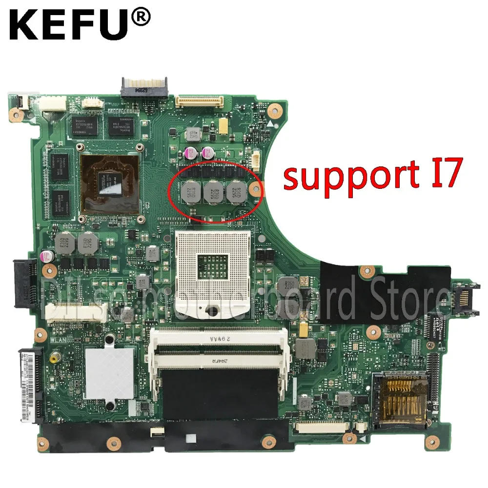 KEFU N56VV motherboard For ASUS N56VM N56VJ N56VZ N56VB N56V Laptop motherboard GT750 2GB mainboard support I7 Test motherboard