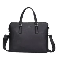 Мужские портфели сумки для 1" ноутбук деловая сумка для мужчин сумки высокого качества Кожаные Офисные Сумки через плечо