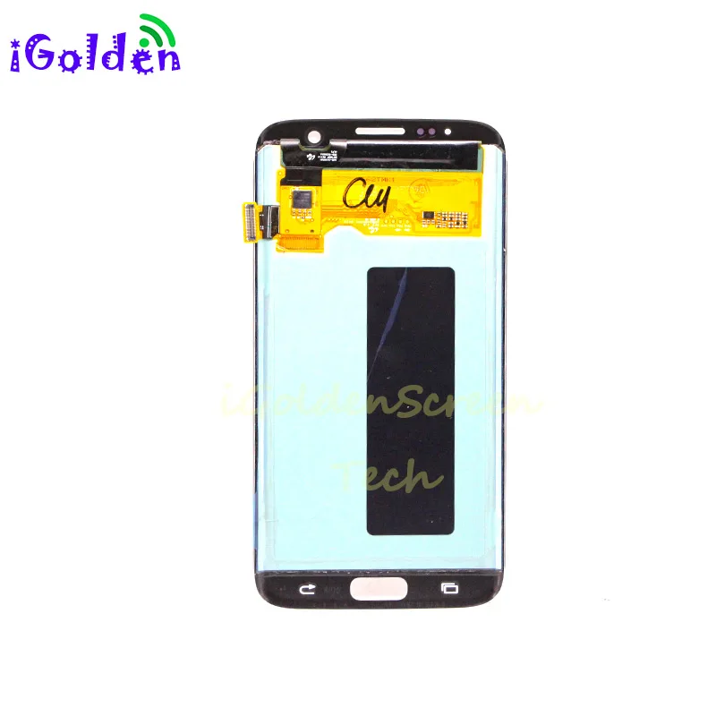 Для SAMSUNG GALAXY S7 EDGE G935 G935F ЖК дисплей с рамкой кодирующий преобразователь сенсорного