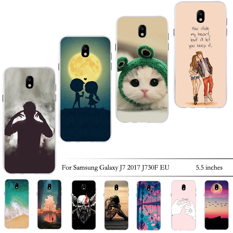 

Bumper Case For Samsung Galaxy J7 2017 J730F EU Case Soft TPU Silicone Back Cover for Samsung J7 2017 J730F Cover Coque Fundas