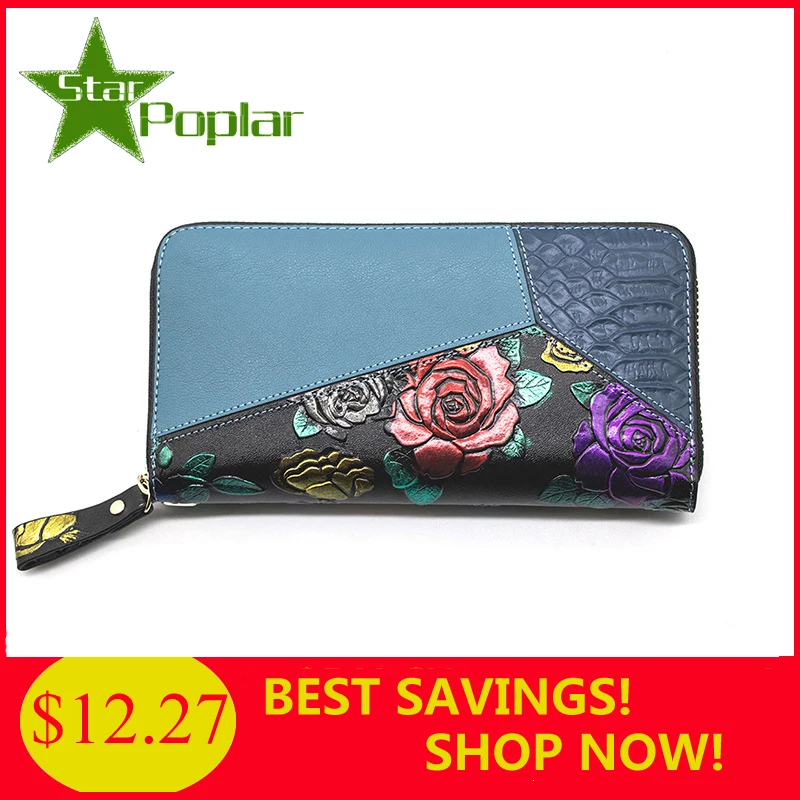 

Genuine Leather wallet,New fashion lady purse,Multi card long zipper woman wallet,super quality wallet cow leather,Hot sale