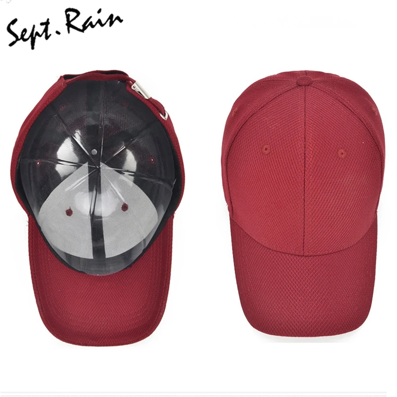 Для мужчин женщин Лето Snapback быстросохнущая сетки Бейсбол Кепки шляпа солнца