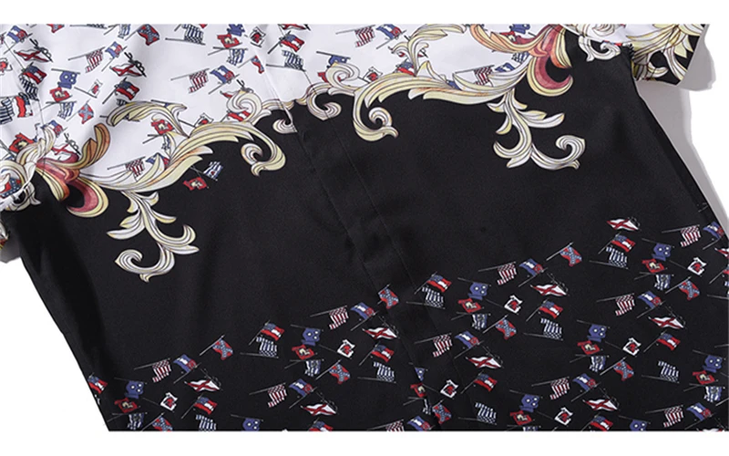 Уникальный рубашка с Медузой s Для мужчин короткий рукав рубашки с цветочным принтом уникальный рубашка с Медузой модные 3D принт класса люкс в стиле Харадзюку летняя Для мужчин платье