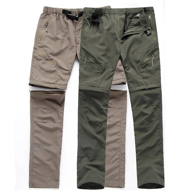 LoClimb Summer Men Multifunction Waterproof Hiking Pants Outdoor