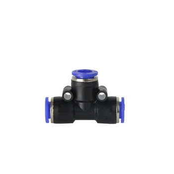 

4mm-16mm T type Three Way Slip lock Quick Connectors Plastic Butt Joints Mist Cooling Reptile Fogger Accessories Pneumatic Tool