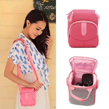 

Roadfisher Nylon Waterproof Small Camera Shoulder Bag Insert Case Cover Sleeve For Fuji Niko Canon Sony A500 A5100 A600
