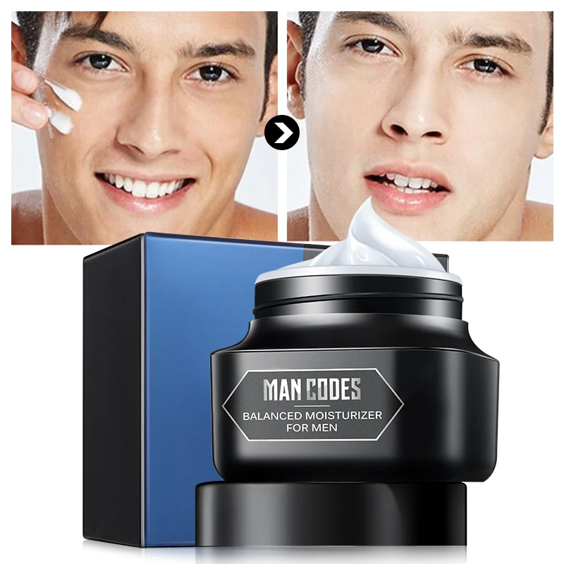 

JOYCODES 50g Men Anti Aging Face Cream Hyaluronic Acid Moisturizing Facial Cream Anti Wrinkle Whitening Day Cream For Mens