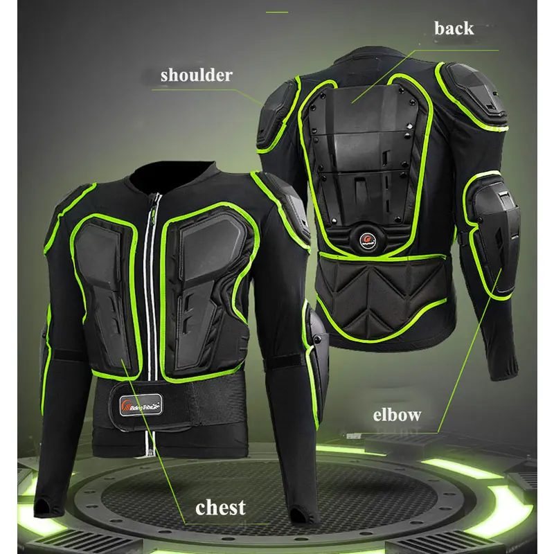 Motorcycle Armor Motocross Off-Road Racing Biker Elasticity Clothing Protective Gear Breathable Reflective Jackets Body Armor Motorcycle Armor Motocross Off-Road Racing Biker Elasticity Clothing Protective Gear Breathable Reflective Jackets Body Armor