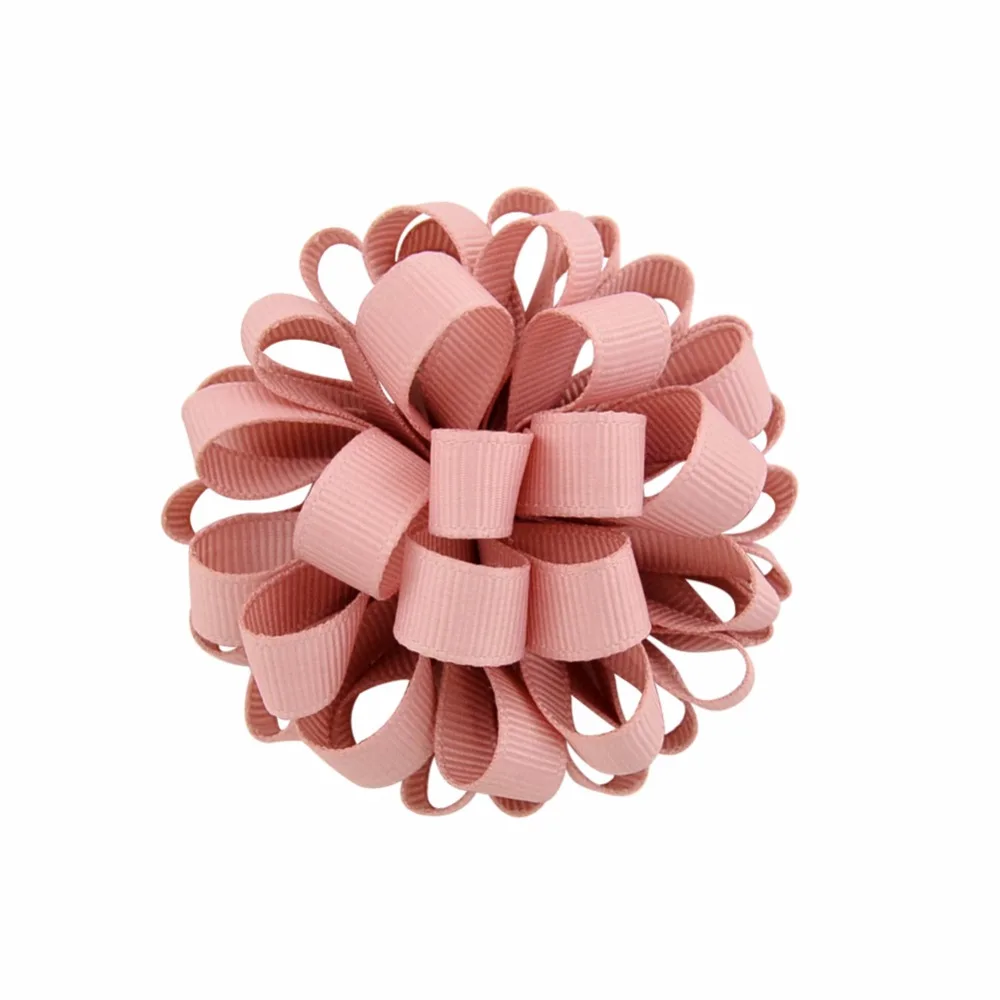 1 шт. 3 дюйма дизайн красота цветок из корсажной ленты с эластичной веревкой повязки для волос с цветами Детские аксессуары 813