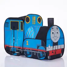 Новое поступление маленький поезд детская палатка крытый и открытый детский игровой домик головоломка подарок на день рождения Складные Игрушки для раннего образования