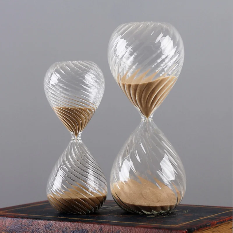 

2018 Nordic Creative Thread Sand Clock Ampulheta Hourglass 30 Minutes Decorative Household Items Characteristics Arts Gifts 13