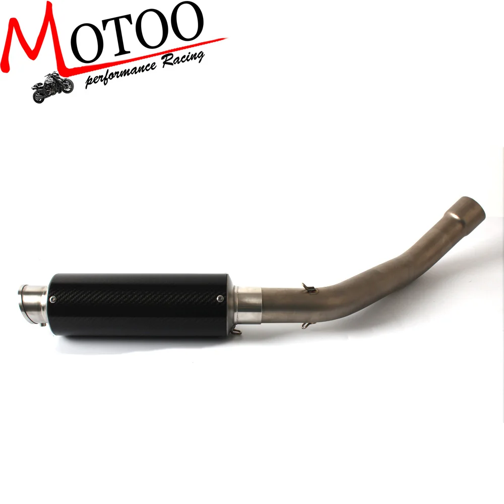 

Motoo - Exhaust Muffler Pipe Link middle Escape for KAWASAKI ZX-10R 2008 2009 2010 Slip-On