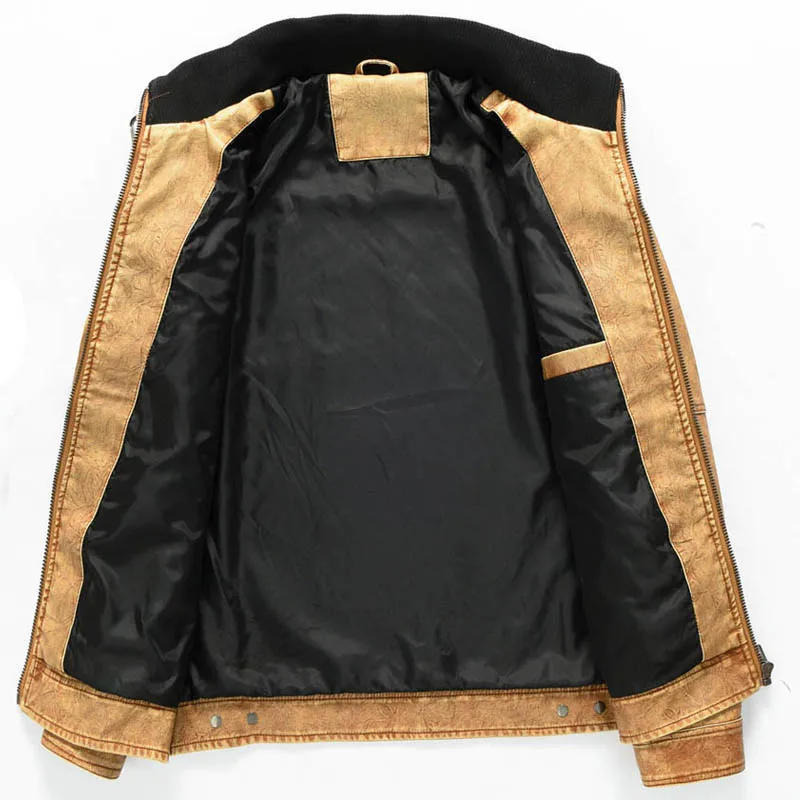 Куртка мужская зимняя из искусственной кожи Winderbreaker 7XL|Куртки искуственной кожи| |
