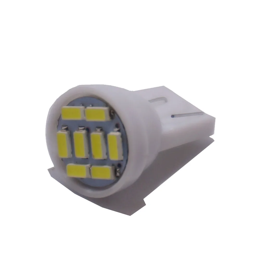 KTSCAR 500 шт. Продвижение Led T10 8 smd 3014 8 светодиодов 8SMD автомобиль свет 194 168 192 W5W Авто Клин освещение DC 12 В Габаритные огни