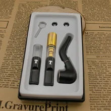 1 компл. мини портативный пластмассовый мундштук уменьшить смолы сигаретный инструмент для травы курительная трубка табачная трубка+ фильтр для табачных сигарет