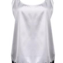 Новые Сексуальные женские летние кружевные сексуальные v-образным вырезом жилет без рукавов Спагетти ремень повседневные Майки Топы для сна