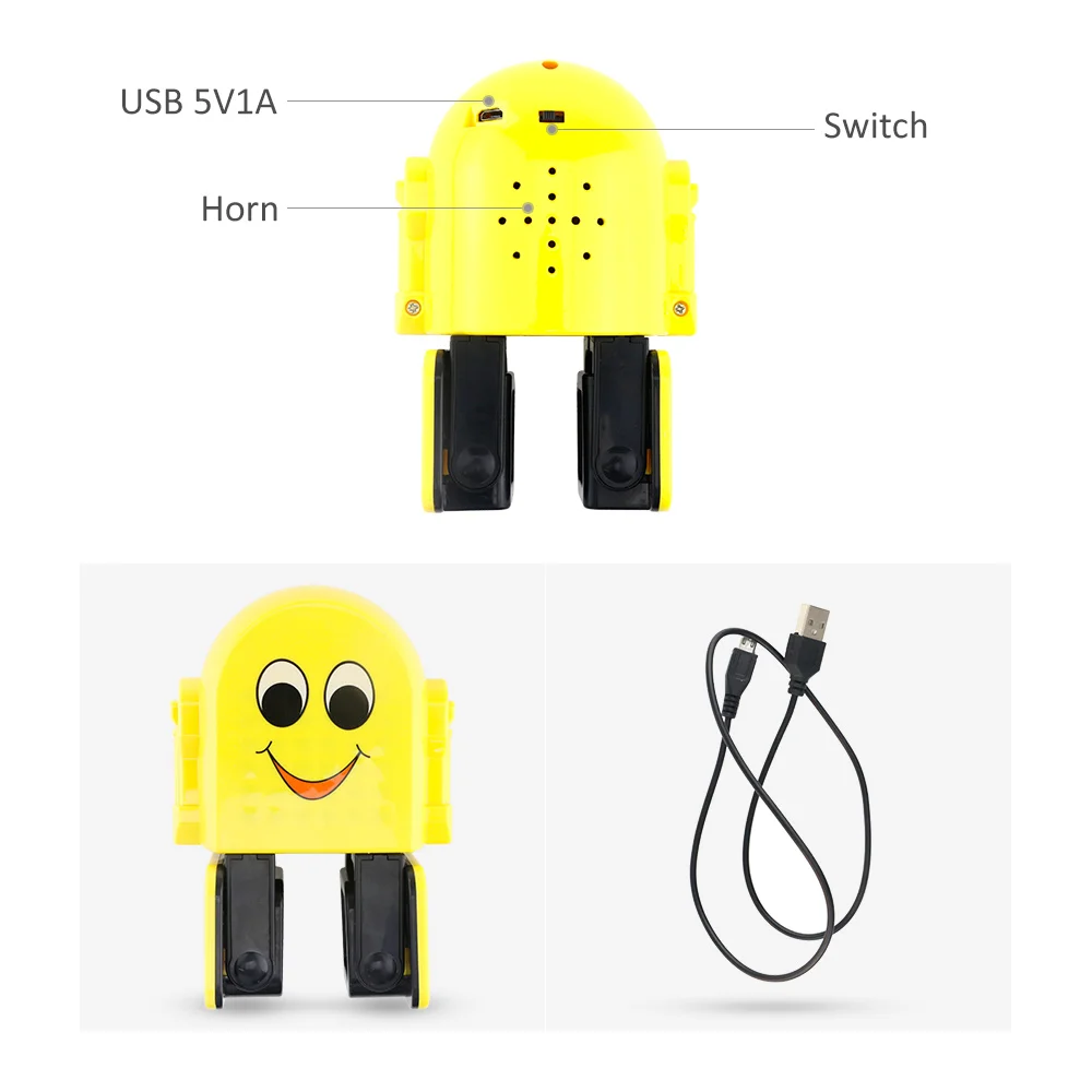 Intelligent E1 Dancing Singing Music Robot Toys BT Speaker Educational Smart Robot Toy Gifts for Kids Children (13)