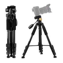 QZSD Q111 Профессиональный алюминиевый сплав портативный штатив для камеры с шаровой головкой для камеры Canon Nikon sony SLR