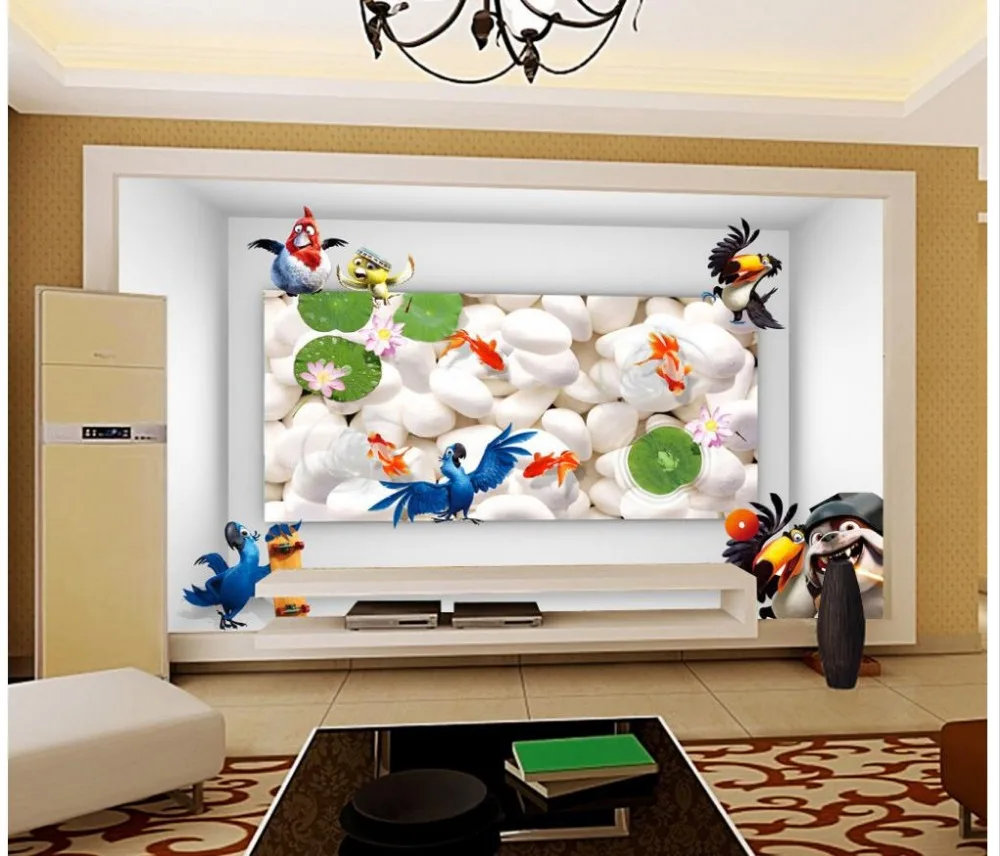 Hoge kwaliteit groothandel pebble behang van chinese pebble behang ...
