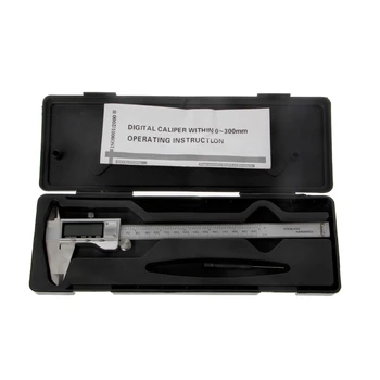 

Shanwen 0-200mm 8" LCD Electronic Digital Vernier Caliper Gauge Measure Stainless Steel